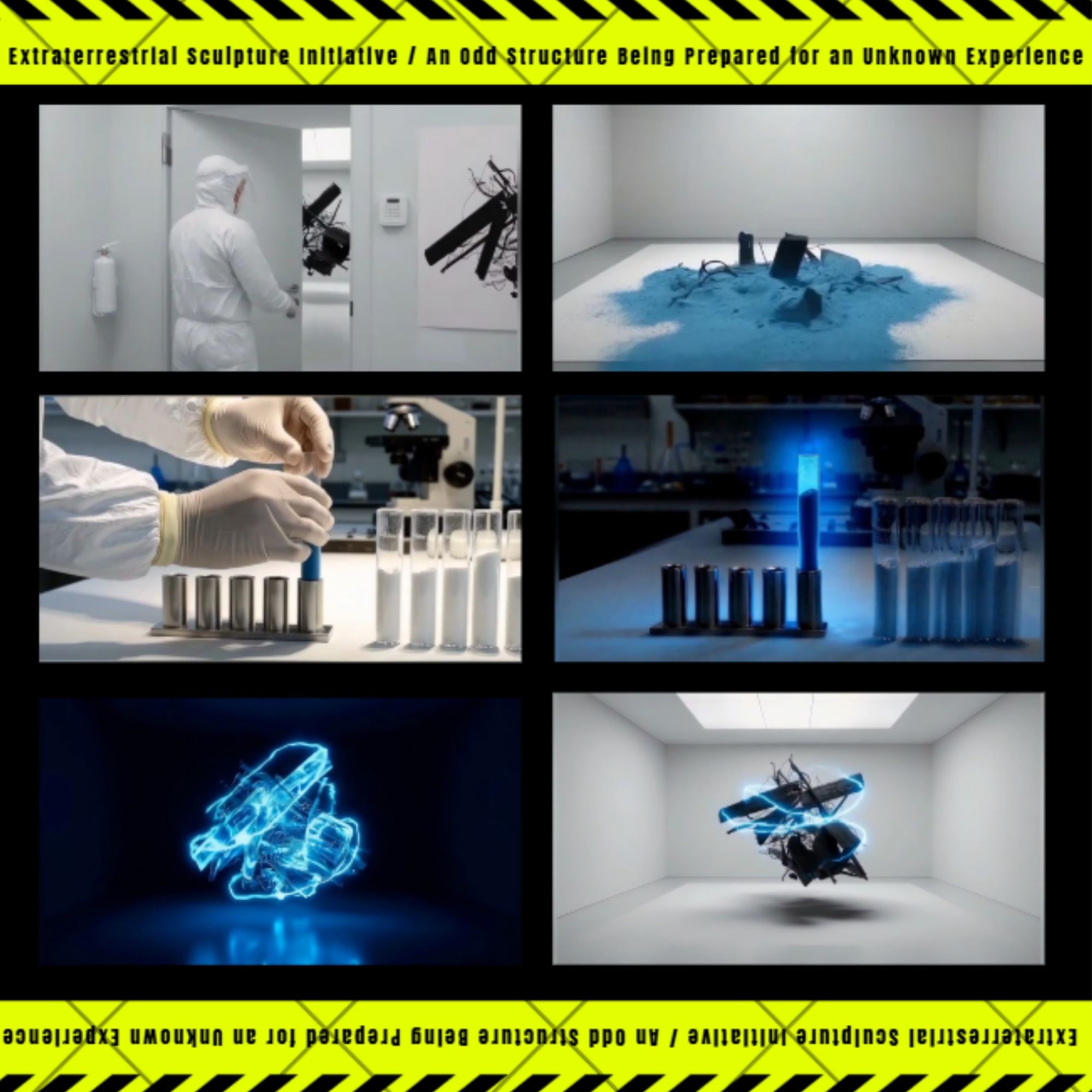 Odd Structure exhibition poster — Artstream: New Exhibition Surfaces, Ayşegül Altunok Zilkovski